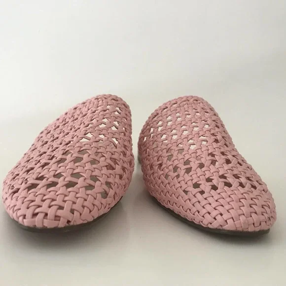 Banana Republic | Pink Woven Flat Mule | Size 6 - Picture 7 of 11